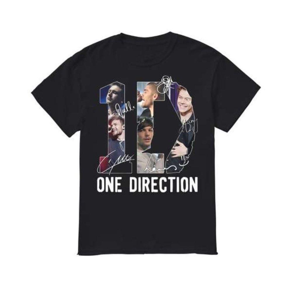 One Direction Signatures Unisex Tee, Music Lovers Shirt, Gift For Fans